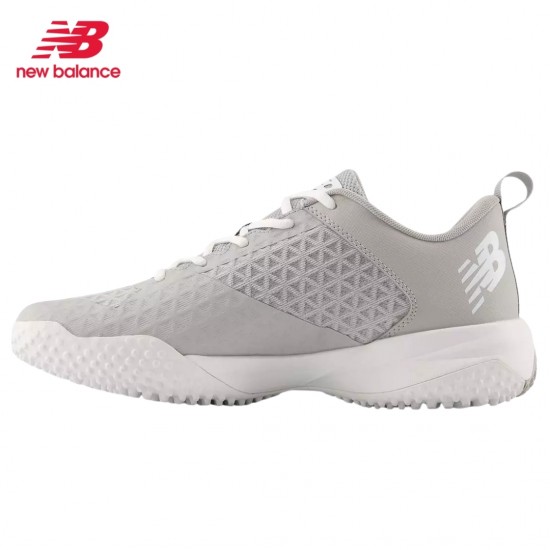 Zapatillas de béisbol New Balance Fuelcell 4040 v8 Turf para hombre I Gris/Blanco - T4040TG8