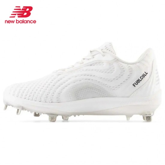Zapato de Beisbol Spikes Metal New Balance FuelCell L4040 v7 I BLANCO 