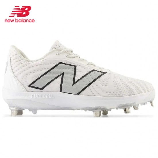 Zapato de Beisbol Spikes Metal New Balance FuelCell L4040 v7 I BLANCO 