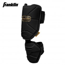 Protector de Codo para Bateo Flanklin  protector y almohadilla para antebrazo Bateadores diestros y zurdos - Negro/dorado - Talla única - Adulto I 23567C1