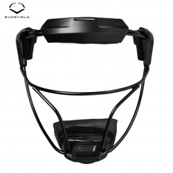 Mascarilla de softball I BEISBOL EvoShield Fastpitch Defender Negra | Adulto y Juvenil