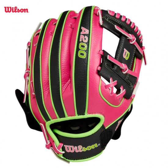 Guante DE BEISBOL Wilson A200 EZ Party Animals 10” Infantil | Guante de Béisbol para Niños 