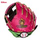 Guante DE BEISBOL Wilson A200 EZ Party Animals 10” Infantil | Guante de Béisbol para Niños 