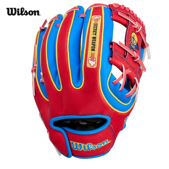 GUANTE DE BEISBOL Wilson x Backyard Baseball Pablo Sanchez A450 11.5" DERECHO Guante de Béisbol Juvenil | Youth Series  wbw10420911