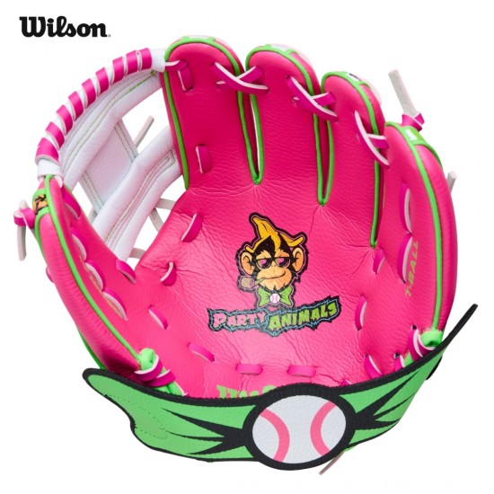 GUANTE DE BEISBOL  Wilson A200® EZ Catch™ Party Animals™ 10" Guante de Béisbol para T-Ball Juvenil 2026 I WBW10426210
