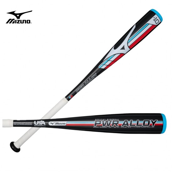 BATE DE BEISBOLL  Mizuno PWR Alloy -10 USA | USA Baseball Bat  340695.9010.10.2800