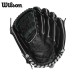  Guante de beisbol  Wilson A500 Siren 12" Infield Softbol Juvenil 2024 – Negro/Teal I DERECHO 