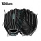 Guante de beisbol  Wilson A500 Siren 12" Infield Softbol Juvenil 2024 – Negro/Teal I DERECHO 