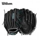 Guante de beisbol Wilson A500 Siren 12" Infield Softbol Juvenil 2024 – Negro/Teal I DERECHO Guante de beisbol Wilson A500 Siren 12" Infield Softbol Juvenil 2024 – Negro/Teal I DERECHO