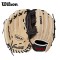 Guante de beisbol zurdo Wilson A450 12" H-Web Rubio/Negro/Rojo I WBW10147712