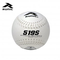 Pelota de softbol Runic 519S de 12 pulgadas, color blanco