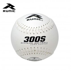 Pelota de softbol Runic 300S de lanzamiento lento, 12 pulgadas, blanca