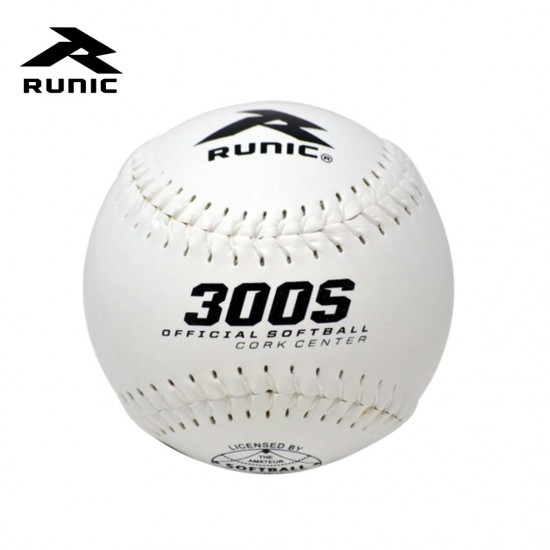 Pelota de softbol Runic 300S de lanzamiento lento, 12 pulgadas, blanca Pelota de softbol Runic 300S de lanzamiento lento, 12 pulgadas, blanca