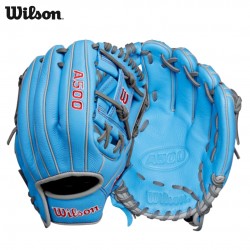 Guante de béisbol juvenil Wilson A500 de 11" |WBW10253811 Calidad profesional para jóvenes