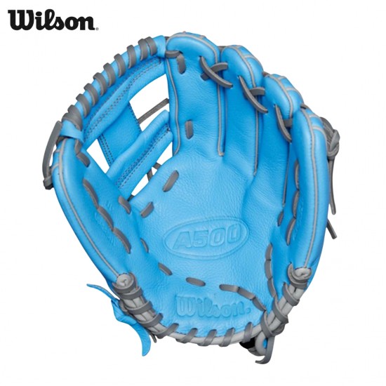 Guante de béisbol juvenil Wilson A500 de 11" |WBW10253811 Calidad profesional para jóvenes