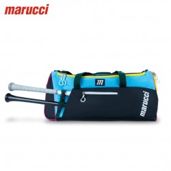 maleta de lona Marucci Pro Utility negra/celeste MB3PUDB | Espaciosa y resistente