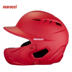 Casco de Bateo MARUCCI DURAVENT con Protector de Mandíbula Negro MBHDVJG-RD