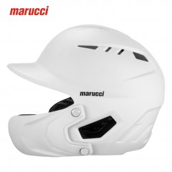 Casco de Bateo MARUCCI DURAVENT con Protector de Mandíbula blanco MBHDVJG-W