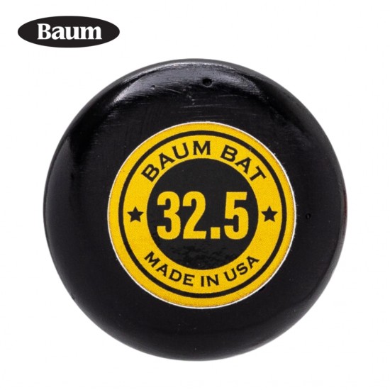 Bate de béisbol Baum Bat Gold Stock Pro de madera de arce acampanada I BBMFGSTKPRO-BK Bate de béisbol Baum Bat Gold Stock Pro de madera de arce acampanada I BBMFGSTKPRO-BK