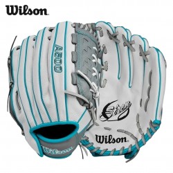 Guante Wilson A500 Siren  11.5" A05RF24115 I Blanco/Gris/Verde Azulado