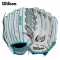 Guante Wilson A500 Siren  11.75" A05RF241175 | Blanco/Gris/Verde Azulado