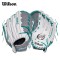 Guante Wilson A500 Siren 12" A05RF2412 | Blanco/Gris/Verde Azulado