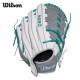 Guante Wilson A500 Siren 12" A05RF2412 | Blanco/Gris/Verde Azulado Guante Wilson A500 Siren 12" A05RF2412 | Blanco/Gris/Verde Azulado
