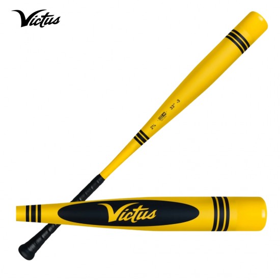 Bate de Alto Rendimiento con Diseño Exclusivo I Victus Vibe Crayon VCBVIBC- YL BBCOR 2025 (-3)