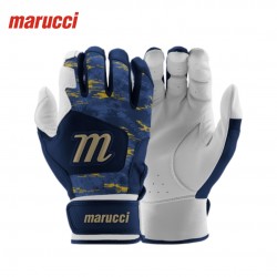Guantes de bateo MARUCCI MBGGXR-NB-A I para adultos, azul marino, AS