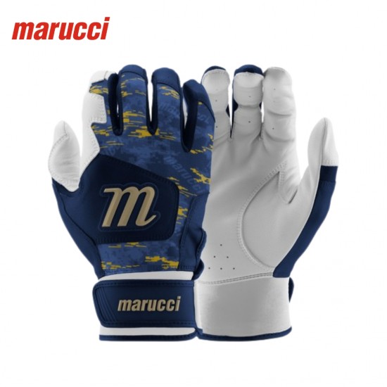 Guantes de bateo MARUCCI MBGGXR-NB-A I para adultos, azul marino, AS Guantes de bateo MARUCCI MBGGXR-NB-A I para adultos, azul marino, AS