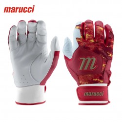 Guante de bateo  Marucci MBGGXR-R I Adulto Color Rojo