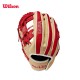 Guante de béisbol Wilson A500 de 11" wbw10089911 I guante de infield juvenil zurdo
