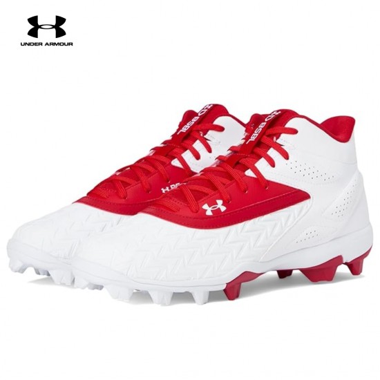 ZAPATOS de Béisbol Under Armour Leadoff Mid RM Jr III 3027454-600 I Junior ZAPATOS de Béisbol Under Armour Leadoff Mid RM Jr III 3027454-600 I Junior