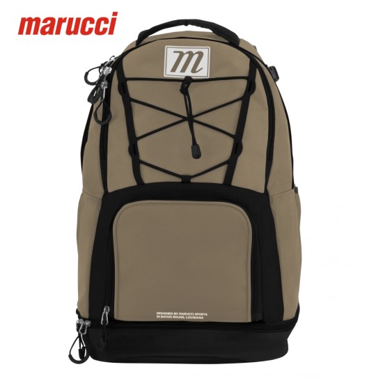 Mochila para Béisbol con Compartimiento de Bats Marucci Blazr Bat Pack Caqui/Negro (MBBLZRBP)