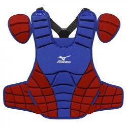 Pechera para Receptor Mizuno DryLite Adulto 16" Azul con Rojo