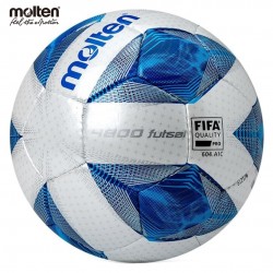 Balón de Fútbol Sala Molten F9A4800 I Talla 4 White/Blue/Silver