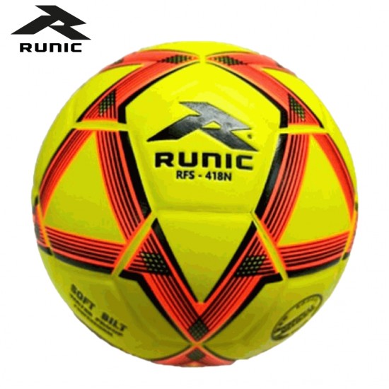 Bola de Futsal Runic #4 Neon YW | Alta Visibilidad y Rebote Bajo