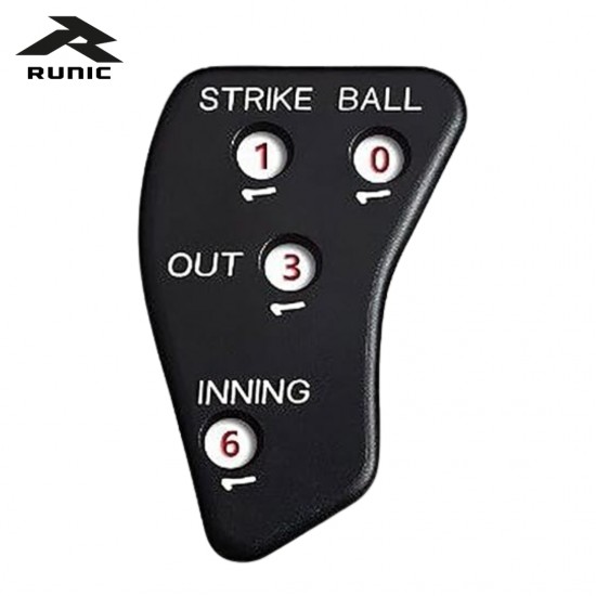 Contador de Béisbol con 4 Ruedas RUNIC RUK27 | Árbitro y Anotador Outs & Innings Profesional Contador de Béisbol con 4 Ruedas RUNIC RUK27 | Árbitro y Anotador Outs & Innings Profesional