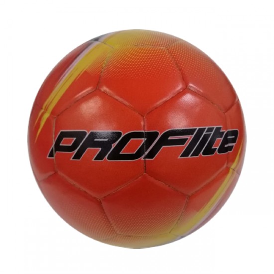 Balón Futsal #4 Color Naranja con lineas amarillas Proflite 