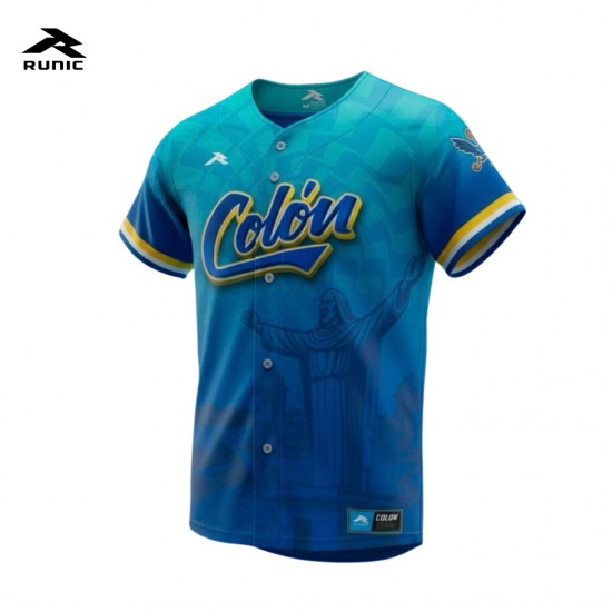 camisa de béisbol runic FANATICO COLON | R726CO