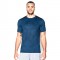 Camiseta Deportiva Fit Ted Heron Mid Night Under Armor HeatGear SM/P