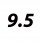 9.5 US