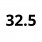 32.5