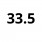 33.5